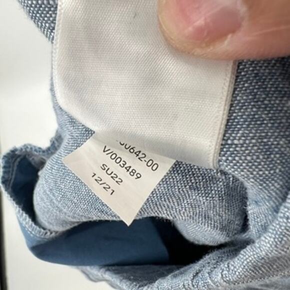 Athleta Cabo Linen Jogger Light Blue Women's 6 Comfy Athletic Beach Coastal - Picture 8 of 9